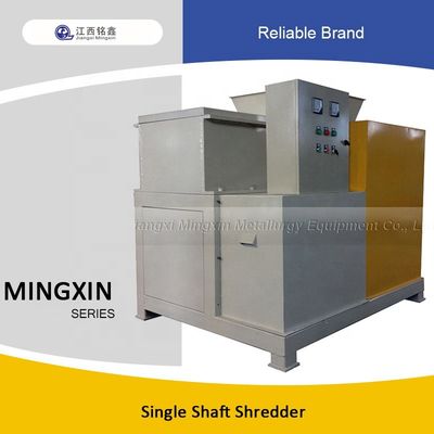 quality  Household Scrap tire plastic lump Cutter mini metal waste bottle chipper cardboard Foam single shaft shredders machine factory