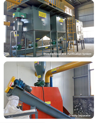 Factory provided waste dry battery dry cell recycling equipment for sale