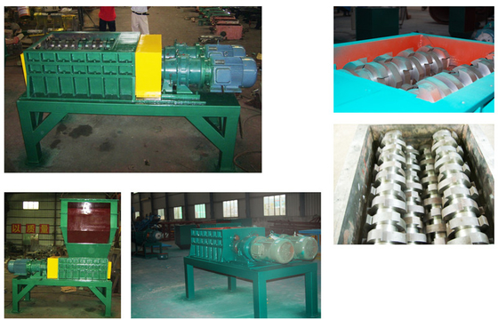 Four Shaft Shredder/Plastic/waste/metal/wood/barrel/foam/woven bag shredding machine